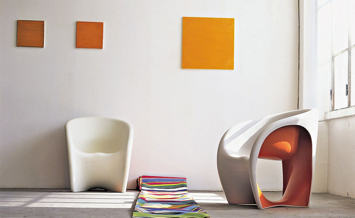 Fotel MT1 bielo-červený