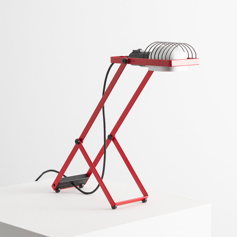 Regulovateľná stolná lampa SINTESI červená