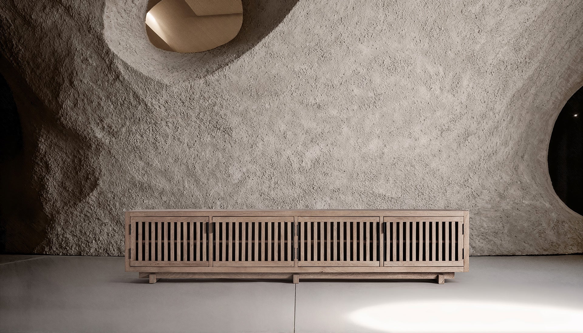 RTV skrinka GÀBIA mango drevo [Amelia]