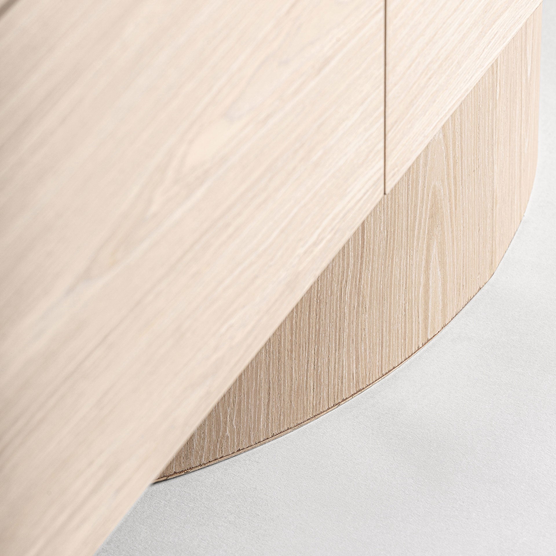 PRAYSSAC Oak Veneer TV Cabinet