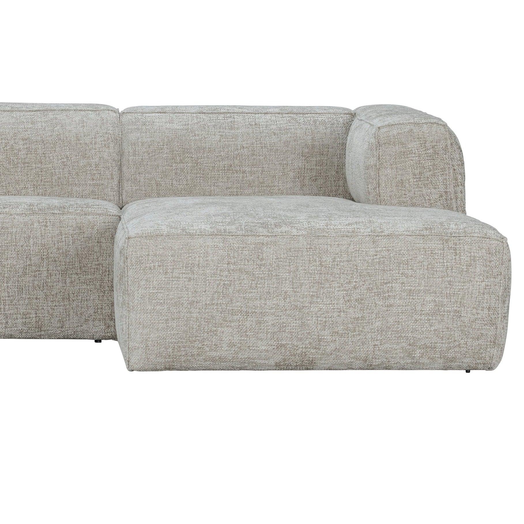 Narożnik prawostronny BEAN jasnobeżowy melanż Woood Exclusive    Eye on Design