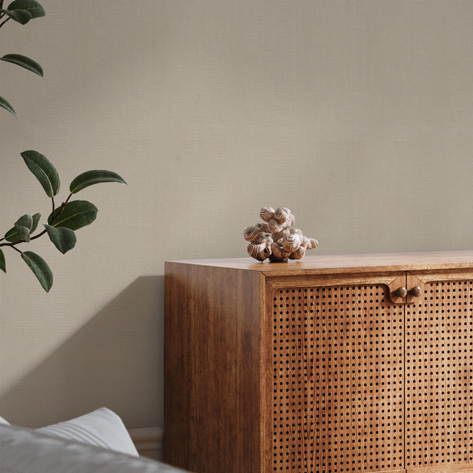 Tapeta štrukturálna s metalickými odrazmi NÉRIKOMI - ARGENT béžová