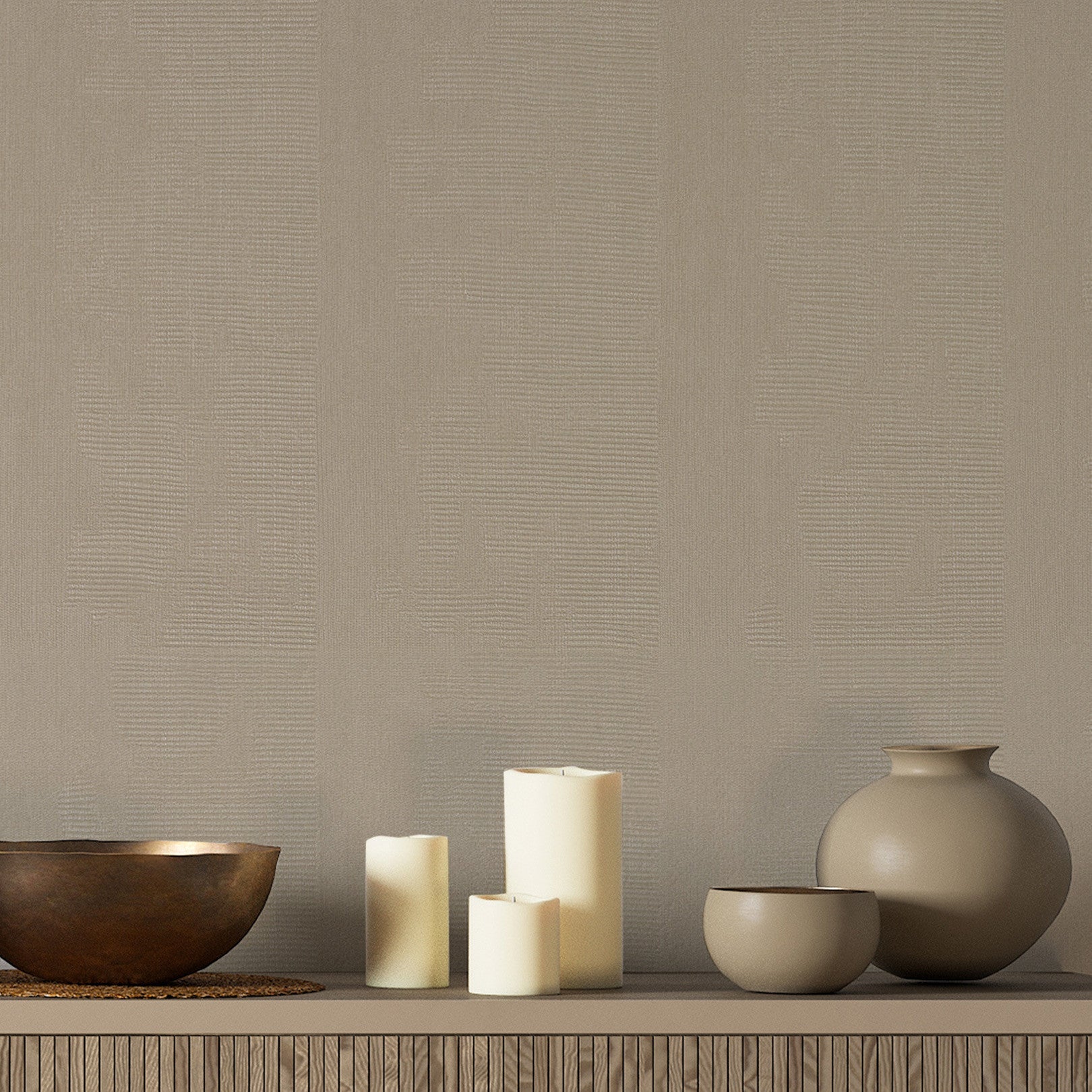 Tapeta štrukturálna s metalickými odrazmi NÉRIKOMI - ARGENT béžová