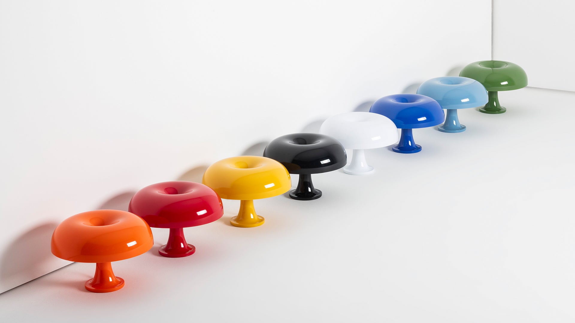 Stolná lampa NESSINO modrá