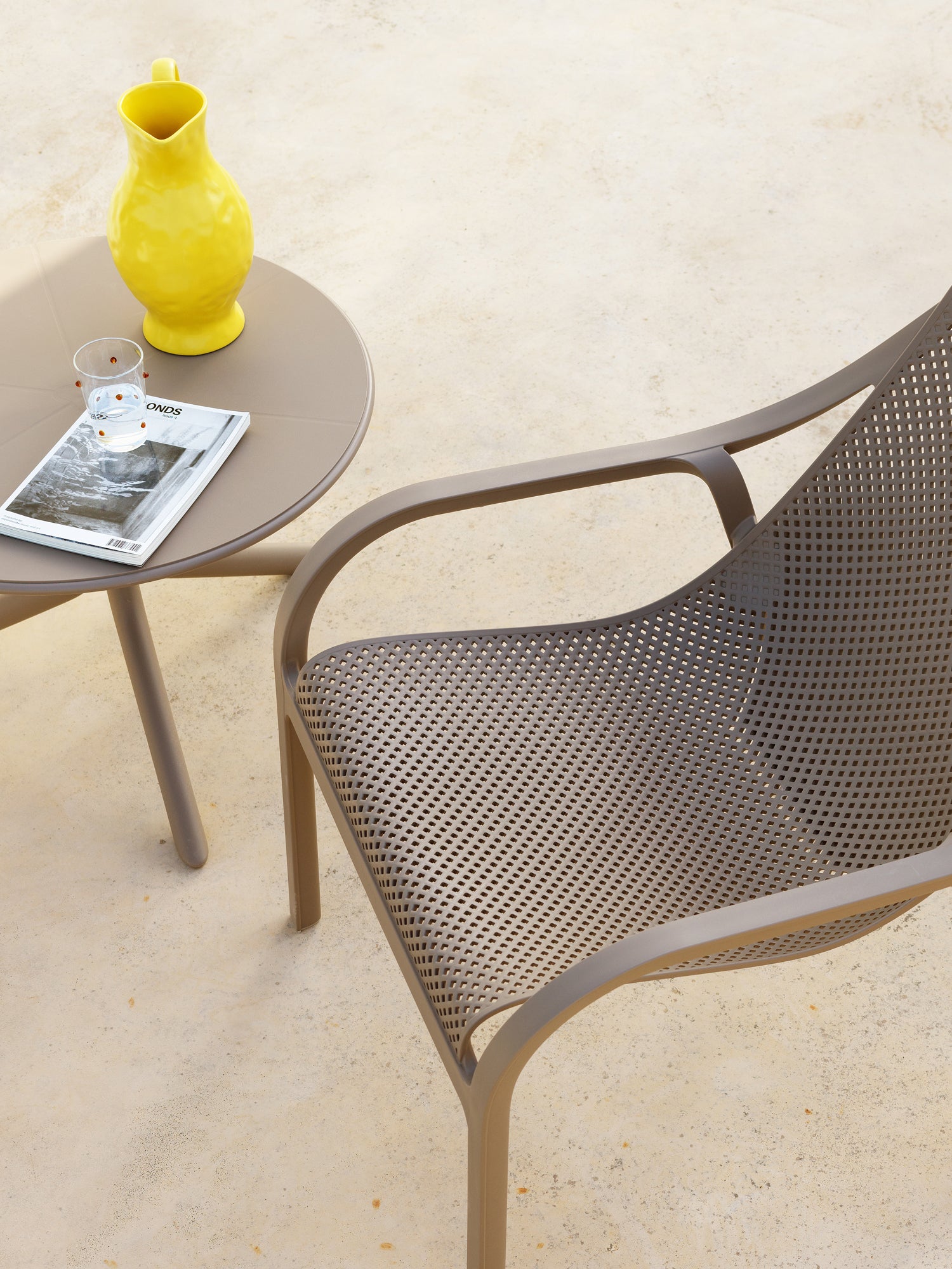 Outdoor Armchair NET in Anthracite