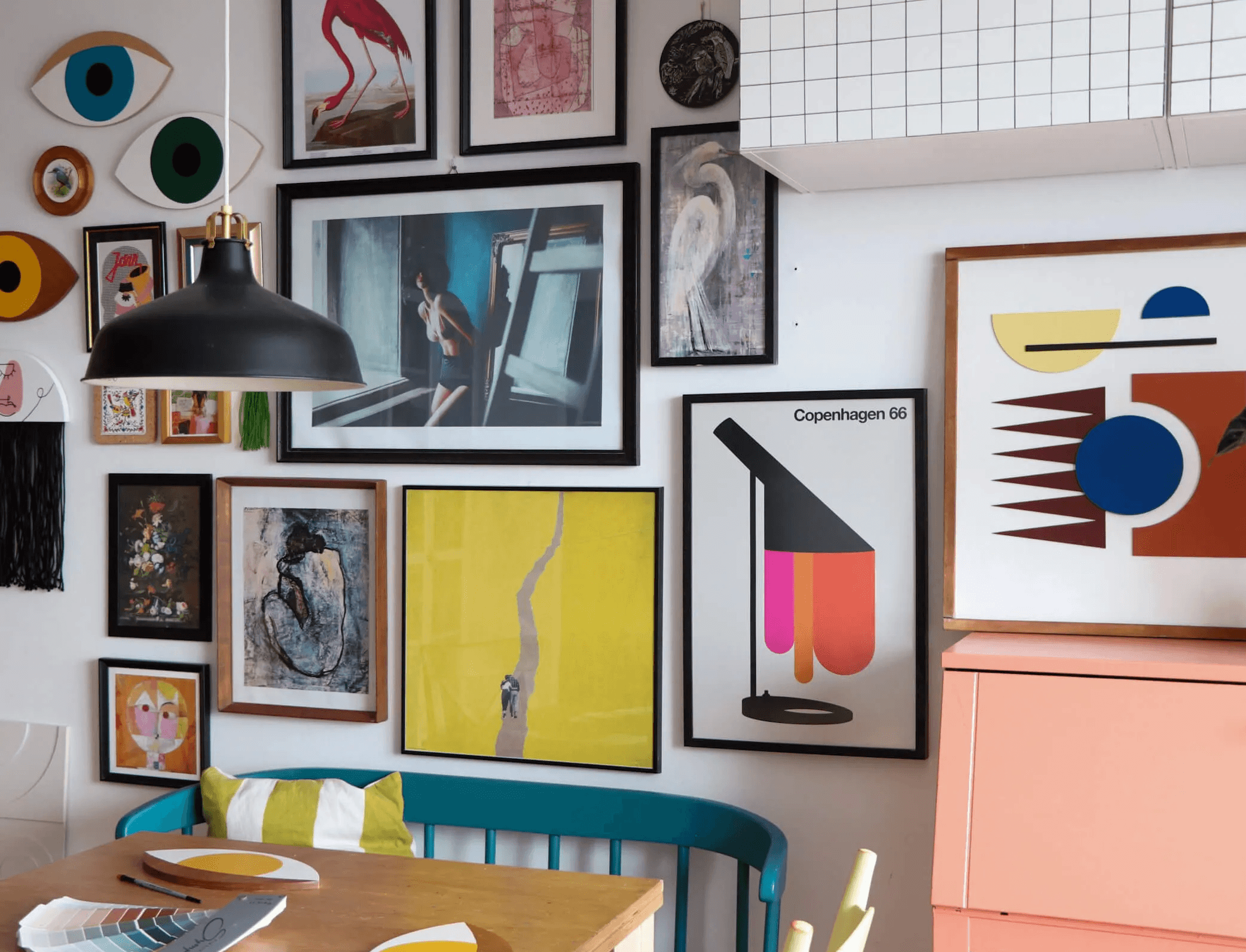 Dekoracja ścienna oko HERBAL 3D Na_ha_ku    Eye on Design