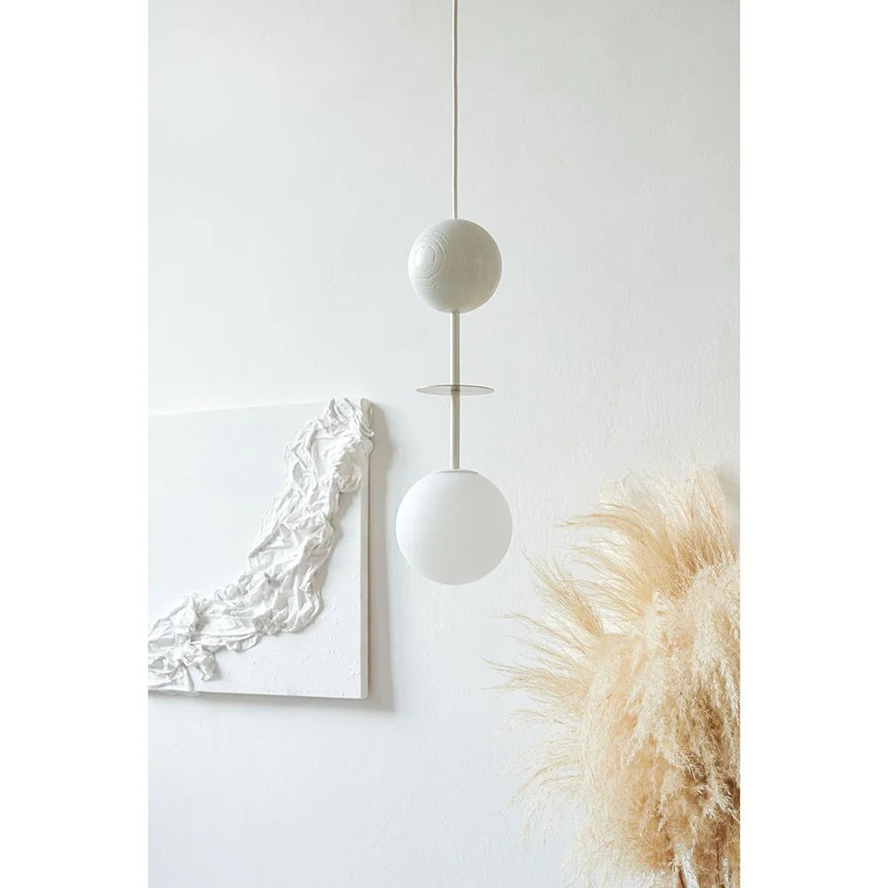 Závesná lampa OIO biela