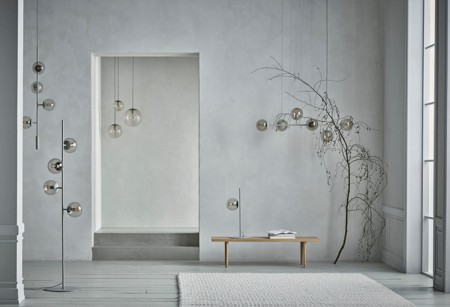 Stolná lampa ORB antická mosadz