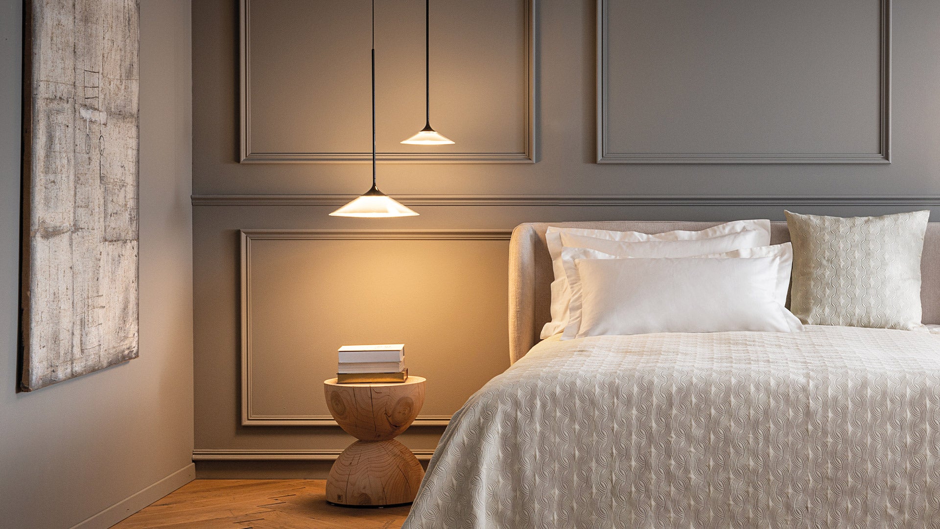 Závesná lampa ORSA čierna