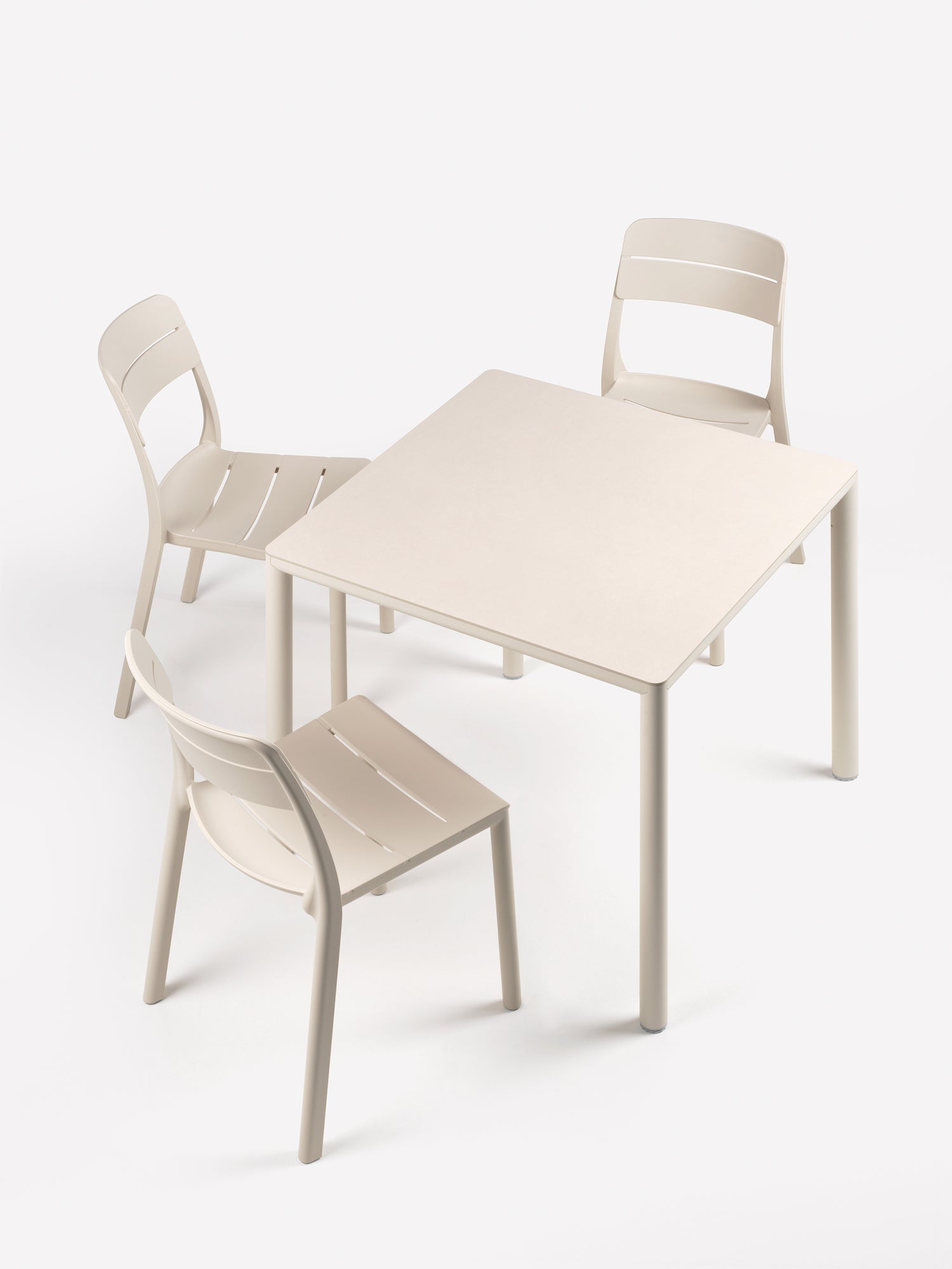 Square Outdoor Table PIAVE Anthracite