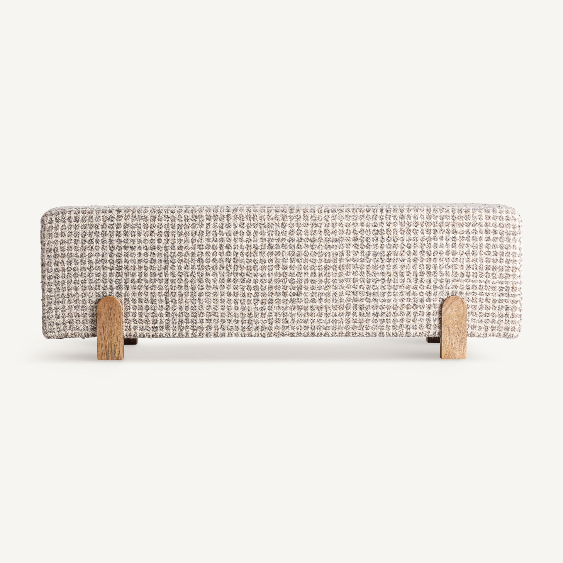 Beccle Bench Beige Lambskin