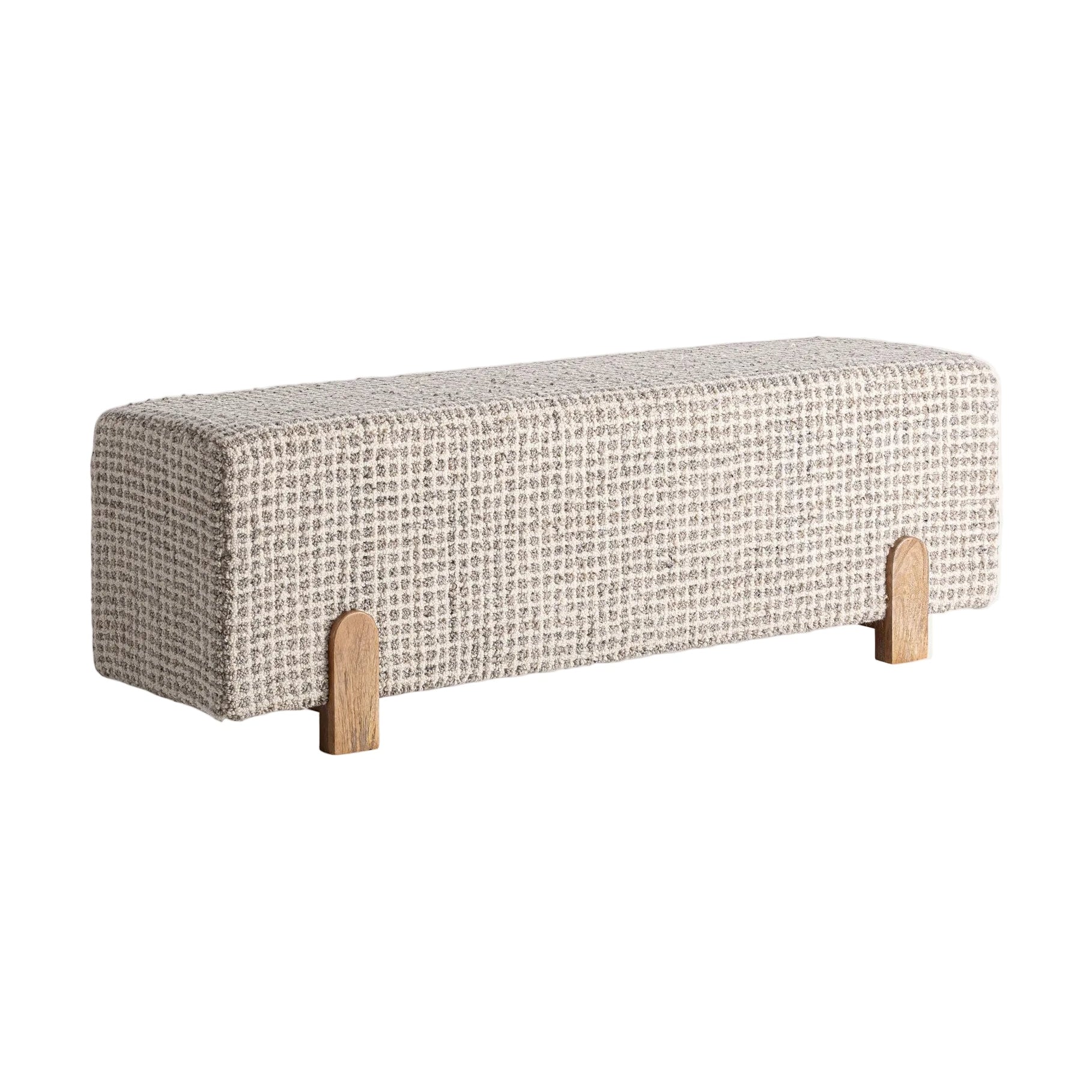 Beccle Bench Beige Lambskin