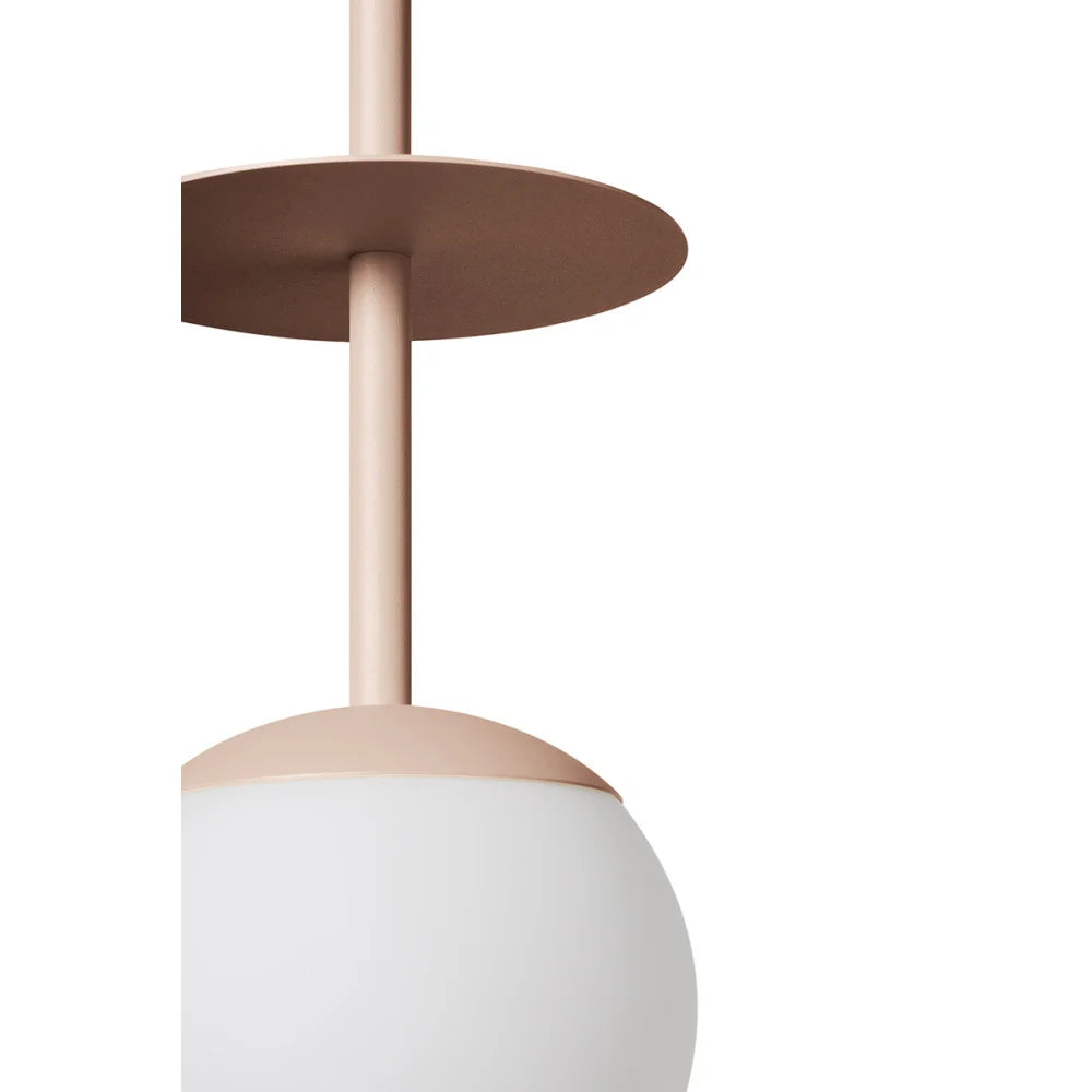 Závesná lampa PLAAT béžová