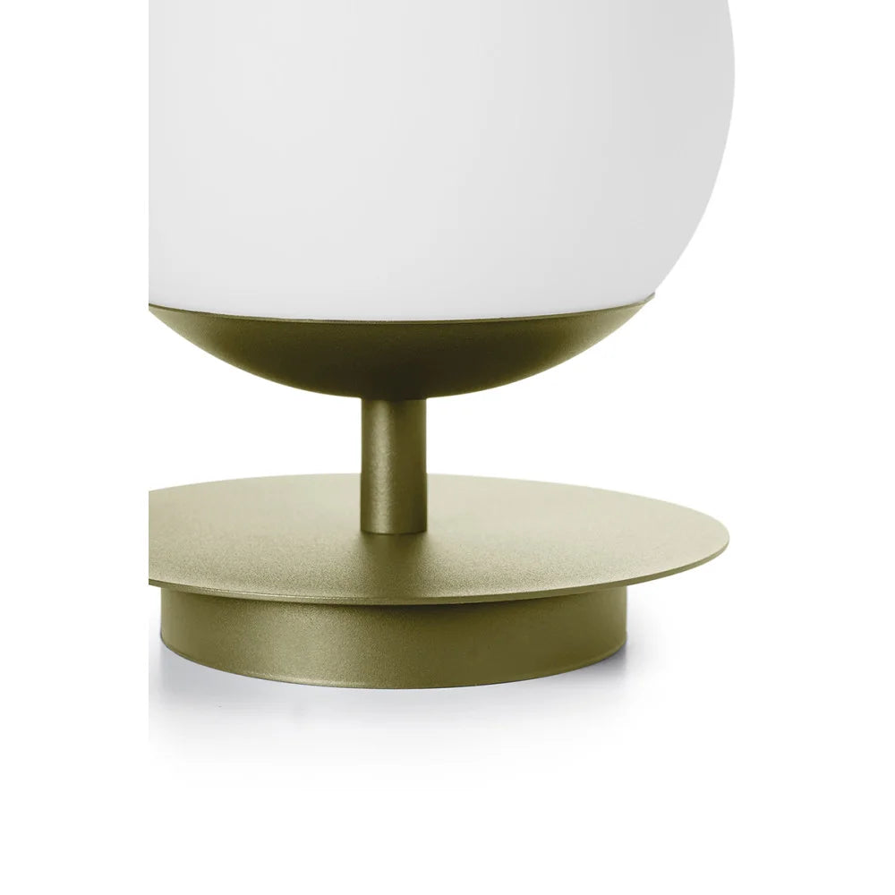 Stolná lampa PLAAT olivová