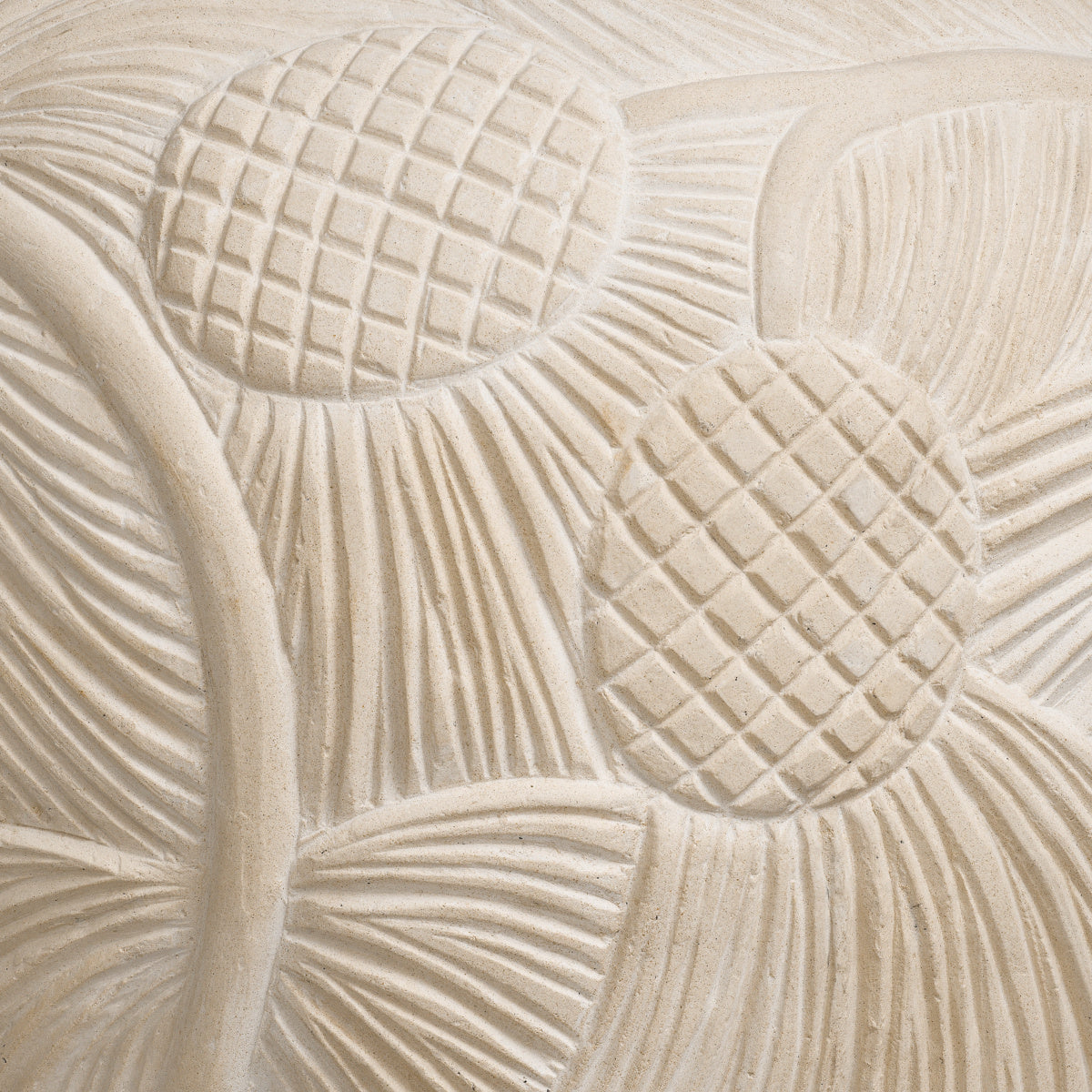 Exteriérový kvetináč YASMINE krémový