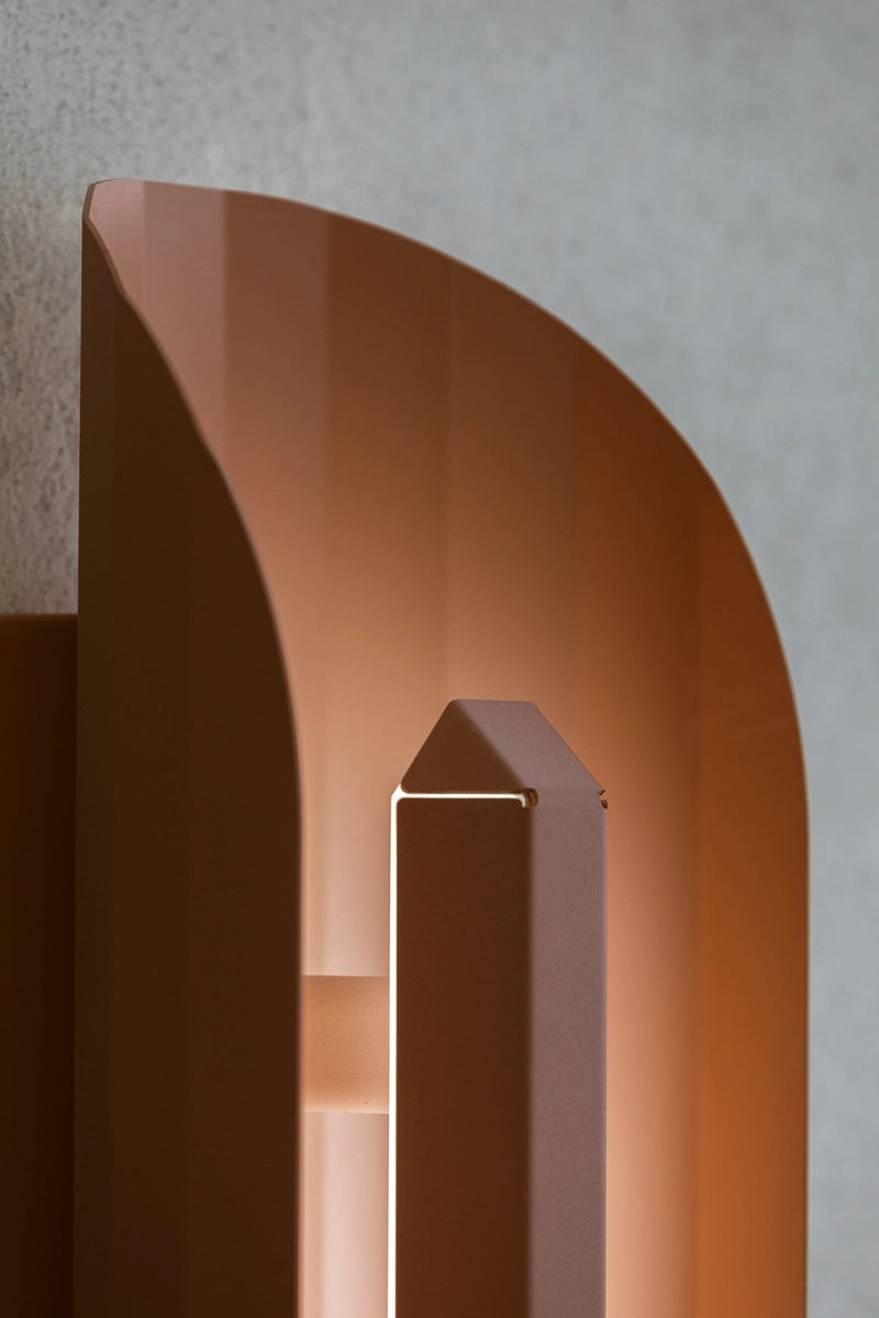 Nástenné svietidlo APOLIN zlomená ružová