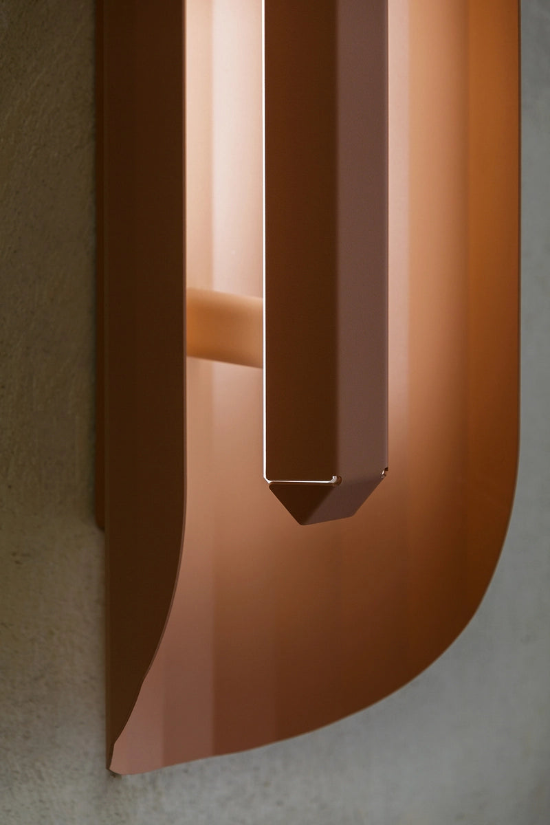 Nástenné svietidlo APOLIN zlomená ružová