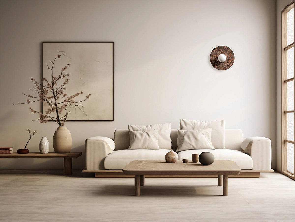 LEGRA brown wall lamp