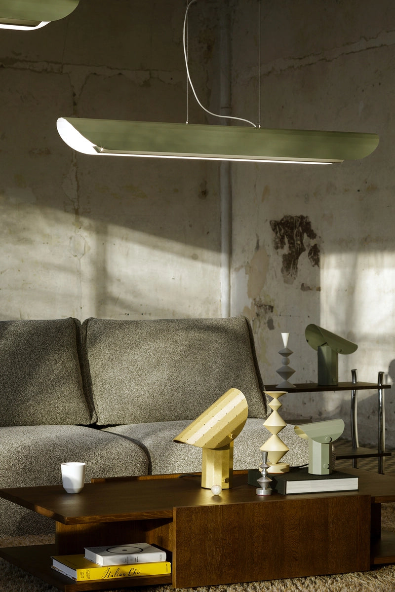 Stolná lampa APOLIN šalviová