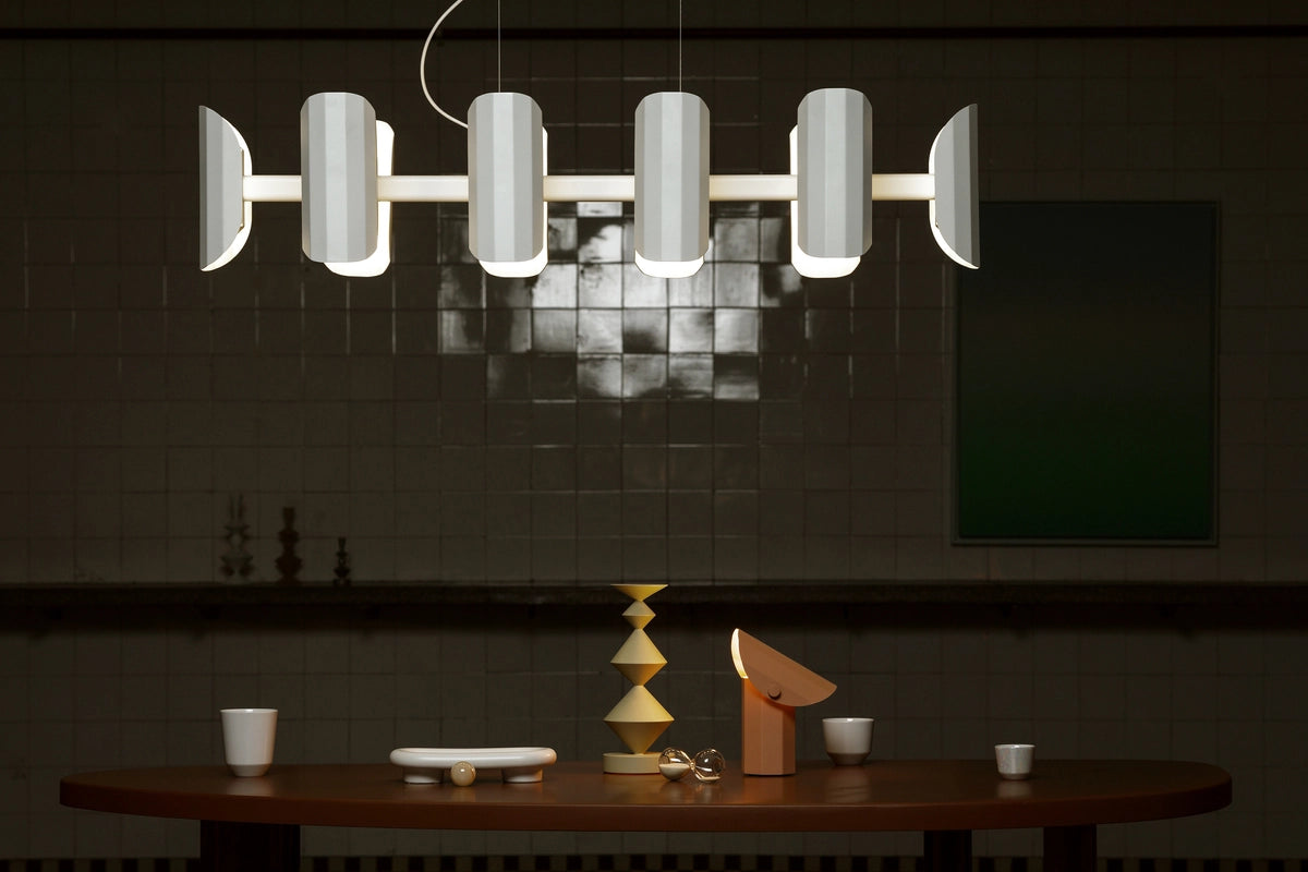 APOLIN white multi-armed pendant lamp