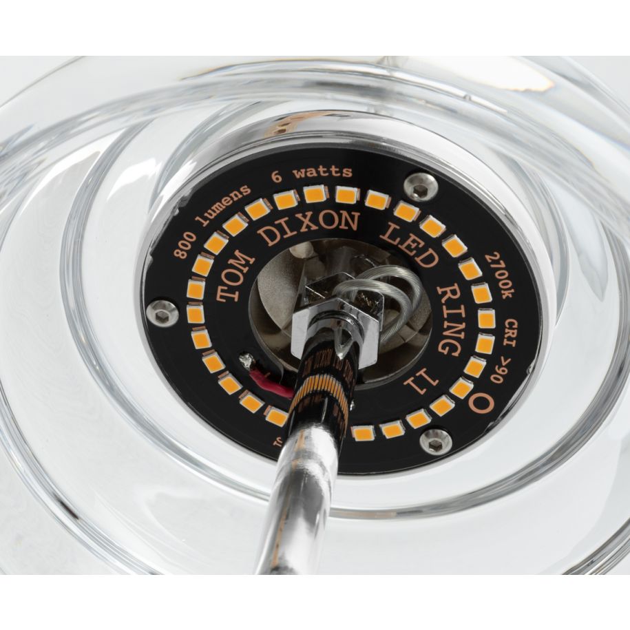 Závesná lampa okrúhla PRESS sklenená