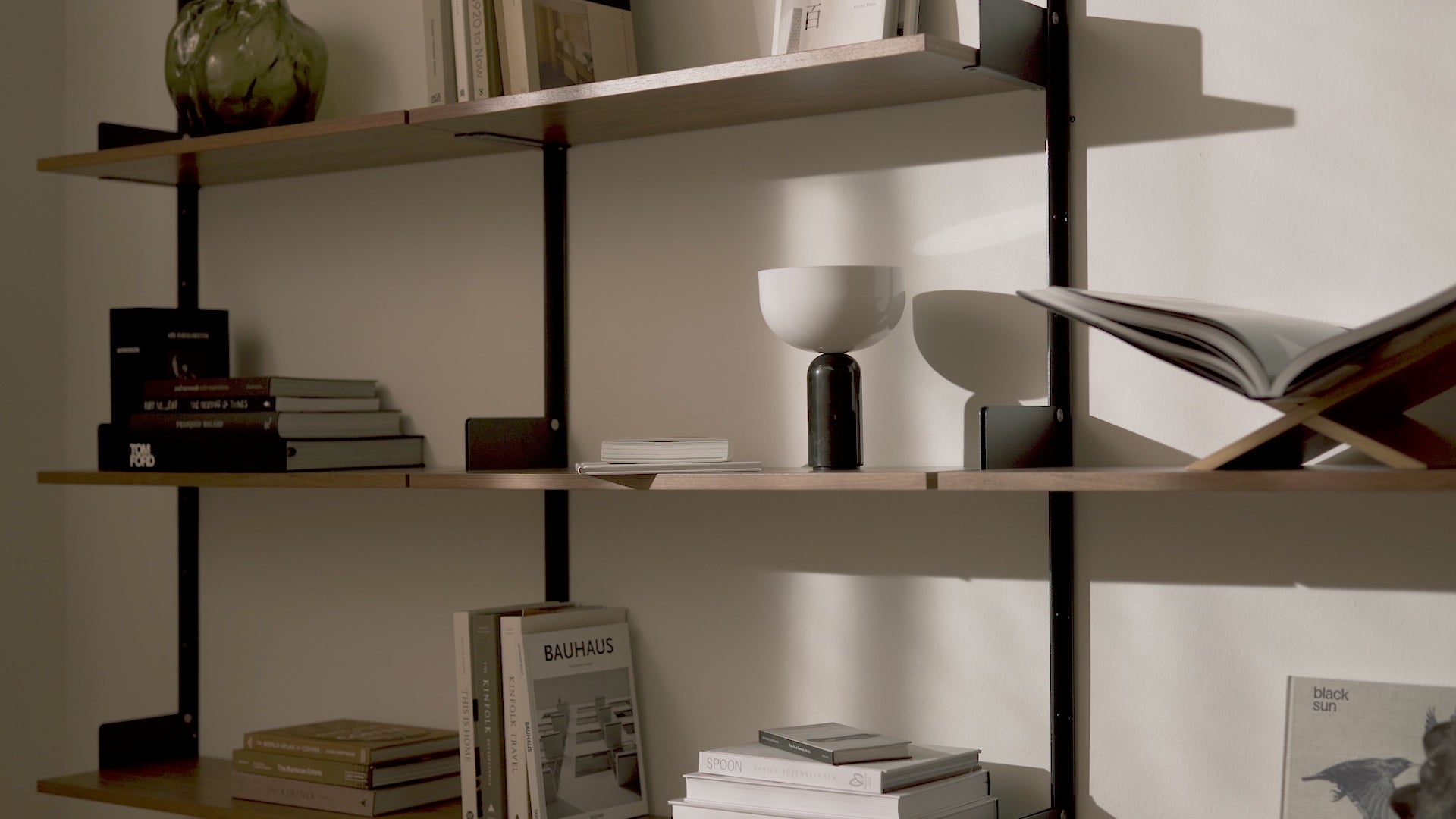 Prenosná lampa KIZU čierny mramor