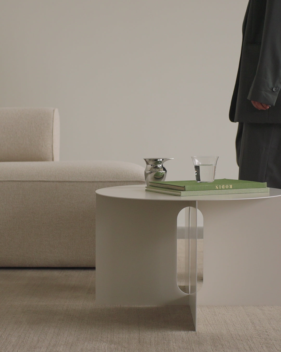 ANDROGYNE steel coffee table