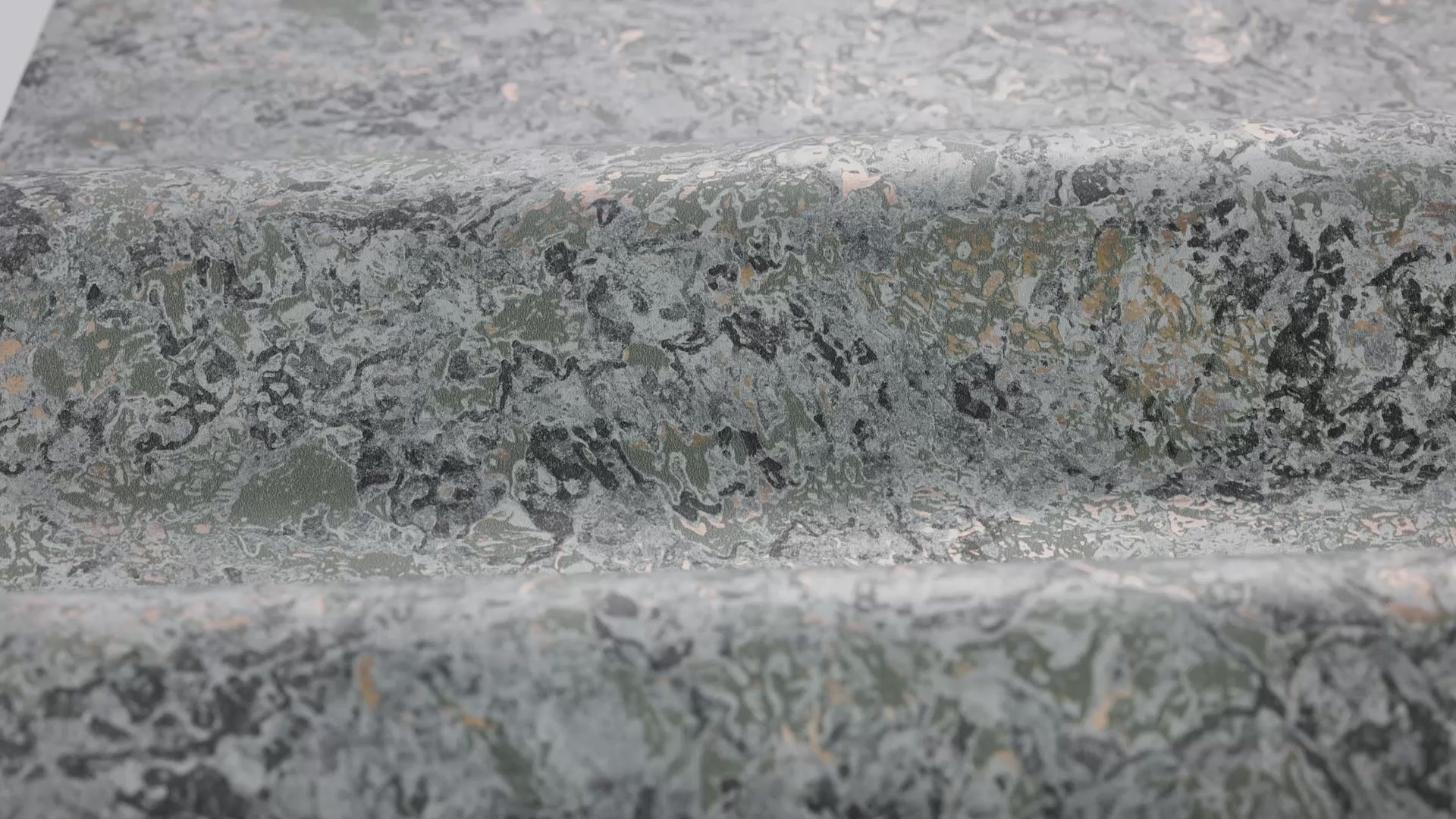 TRAVERTINE marble effect wallpaper muted green