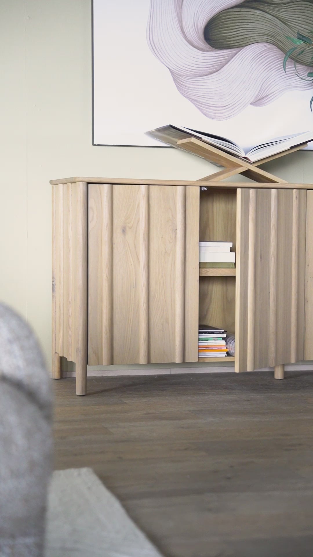 Komoda JAKE drewno dębowe