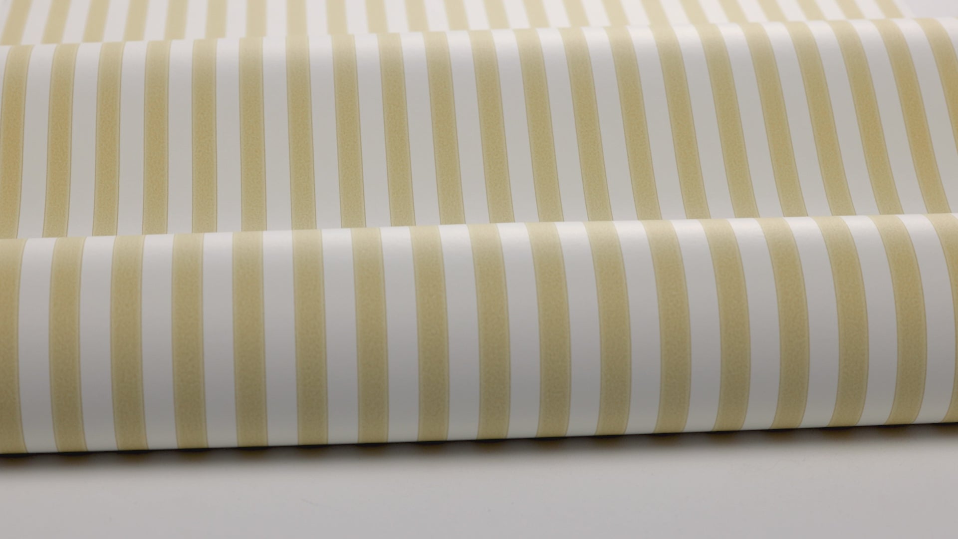 MÖLLE STRIPE Yellow and White Striped Wallpaper