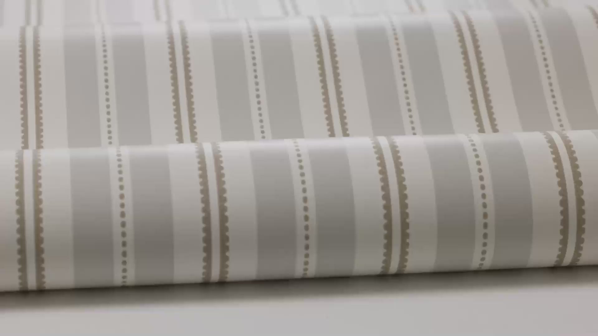 Tapeta s pruhmi HEDDA béžová s hnedou