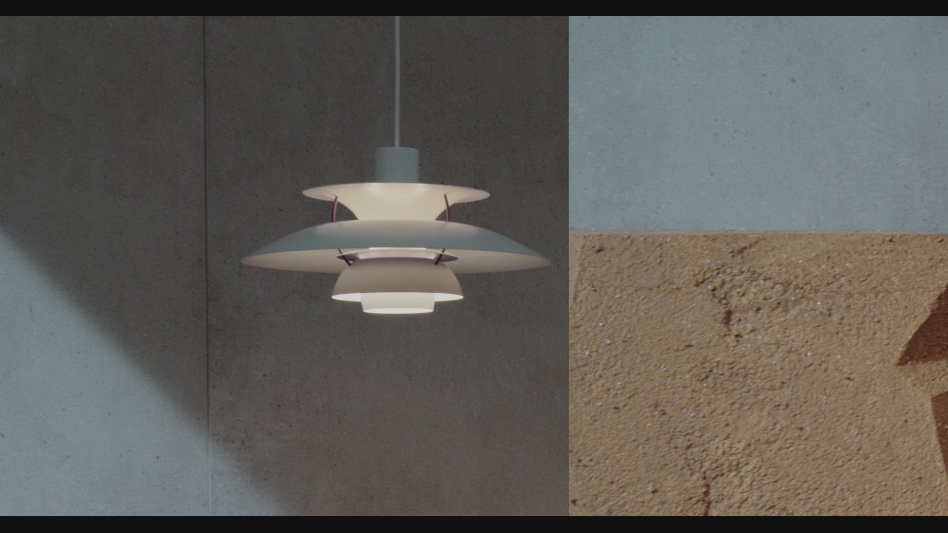 Lampa wisząca PH 5 biały z miedzianym