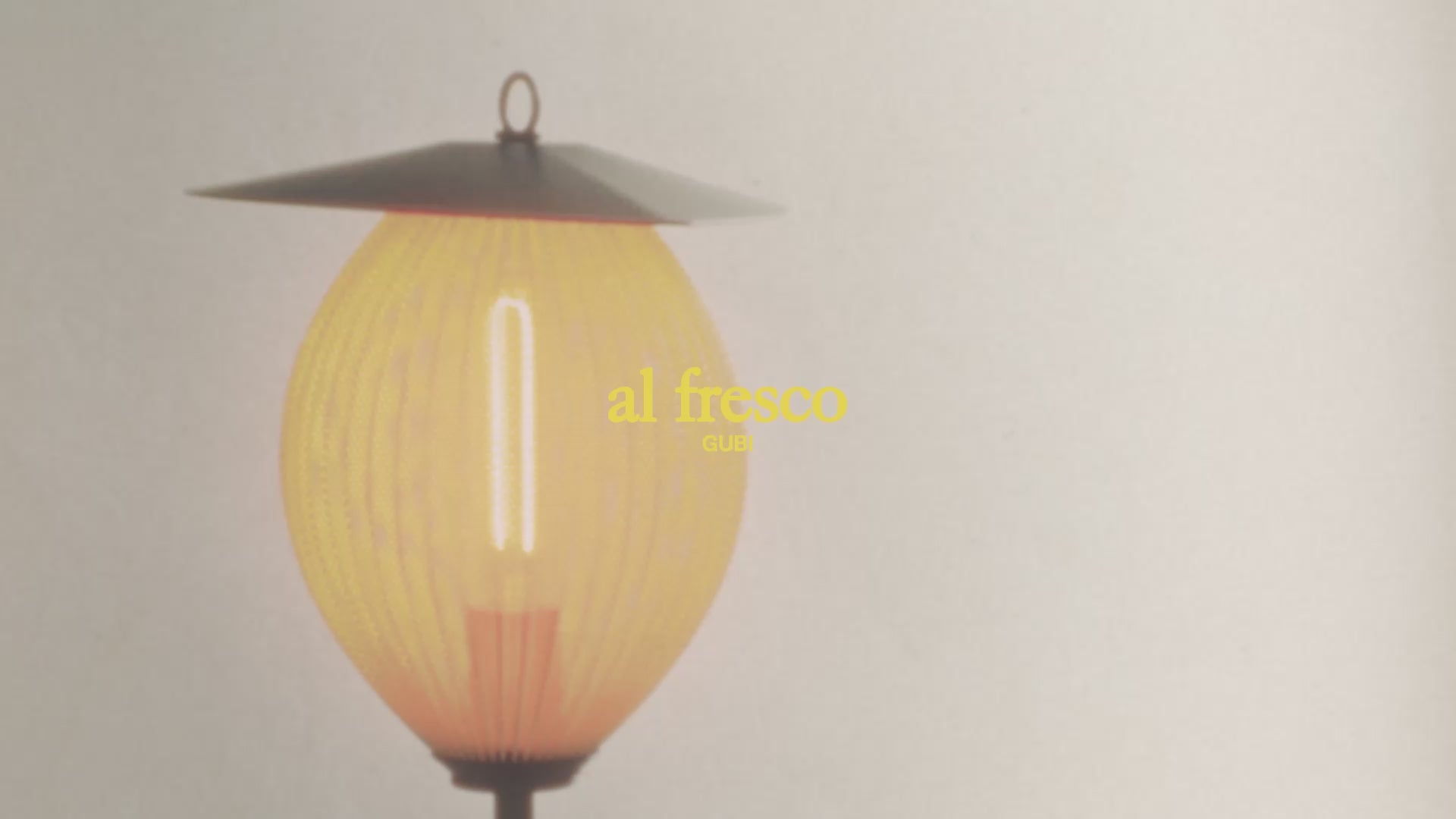 Lampa wisząca zewnętrzna SATELLITE musztardowy