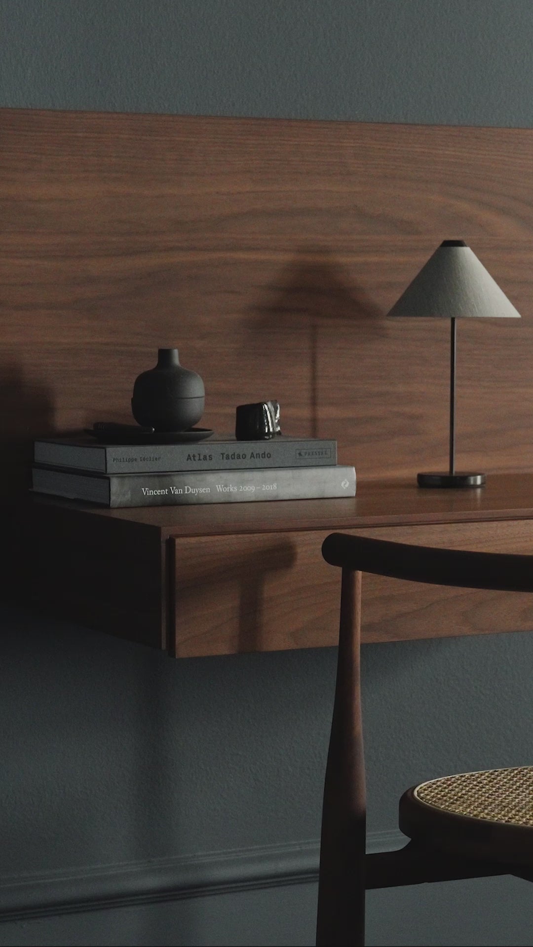 Szafka wisząca TANA fornir orzechowy