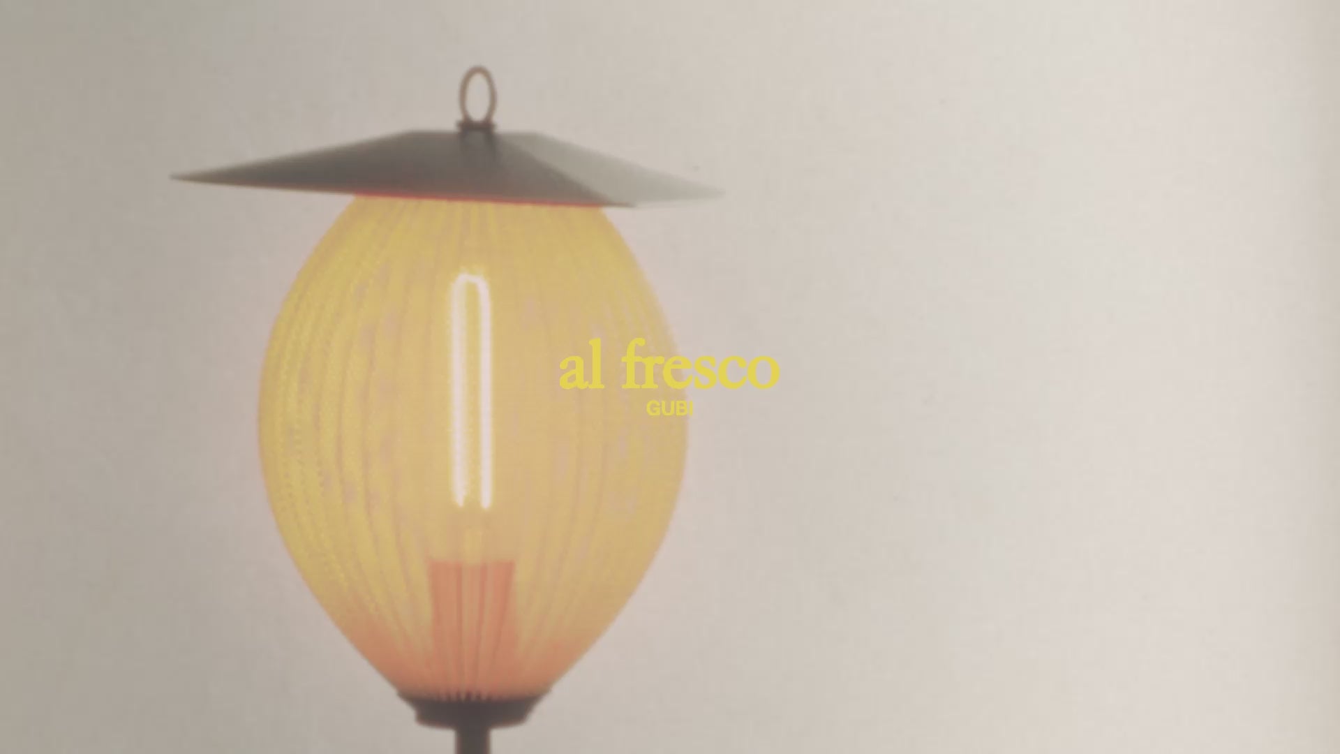 Mustard SATELLITE outdoor floor lamp