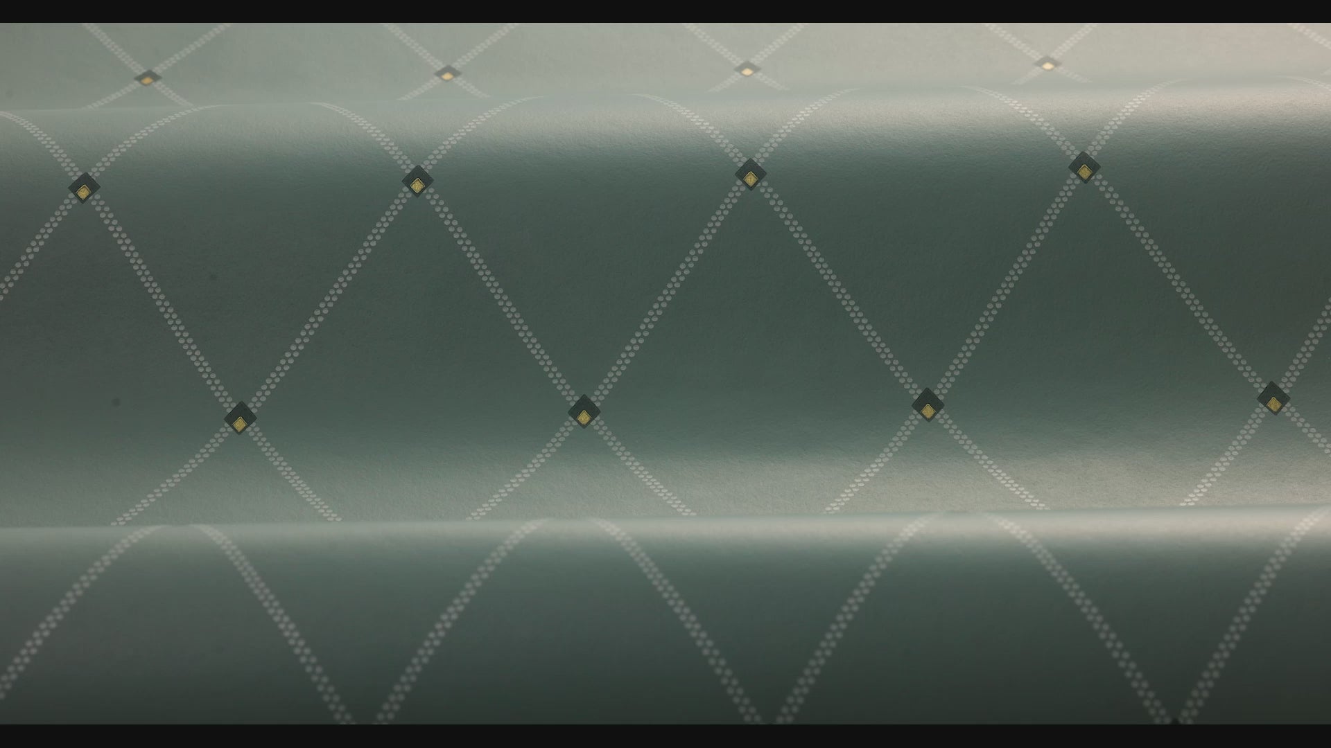 Tapeta s geometrickým motívom FREDRIK tmavozelená