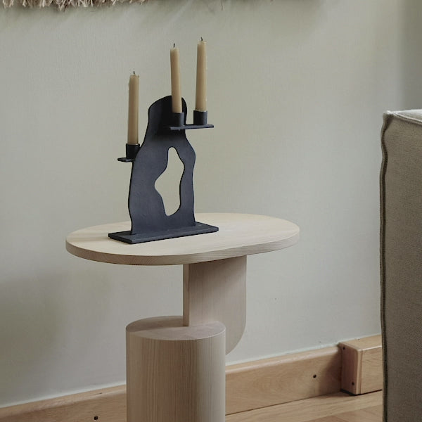 Čierny svietnik ERODE