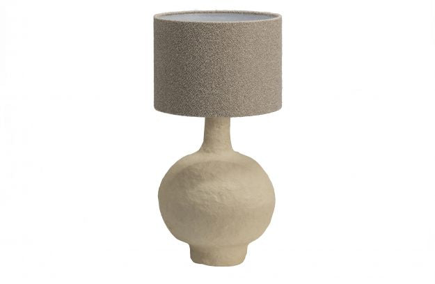 Podstavec na lampu IOS béžový papier mâché