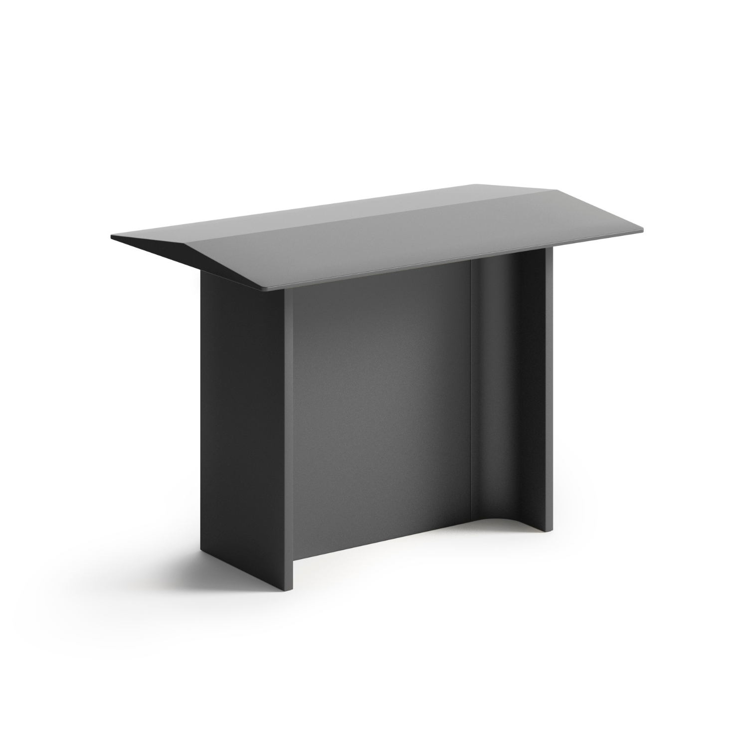 Exteriérová lampa FIENILE tmavosivá