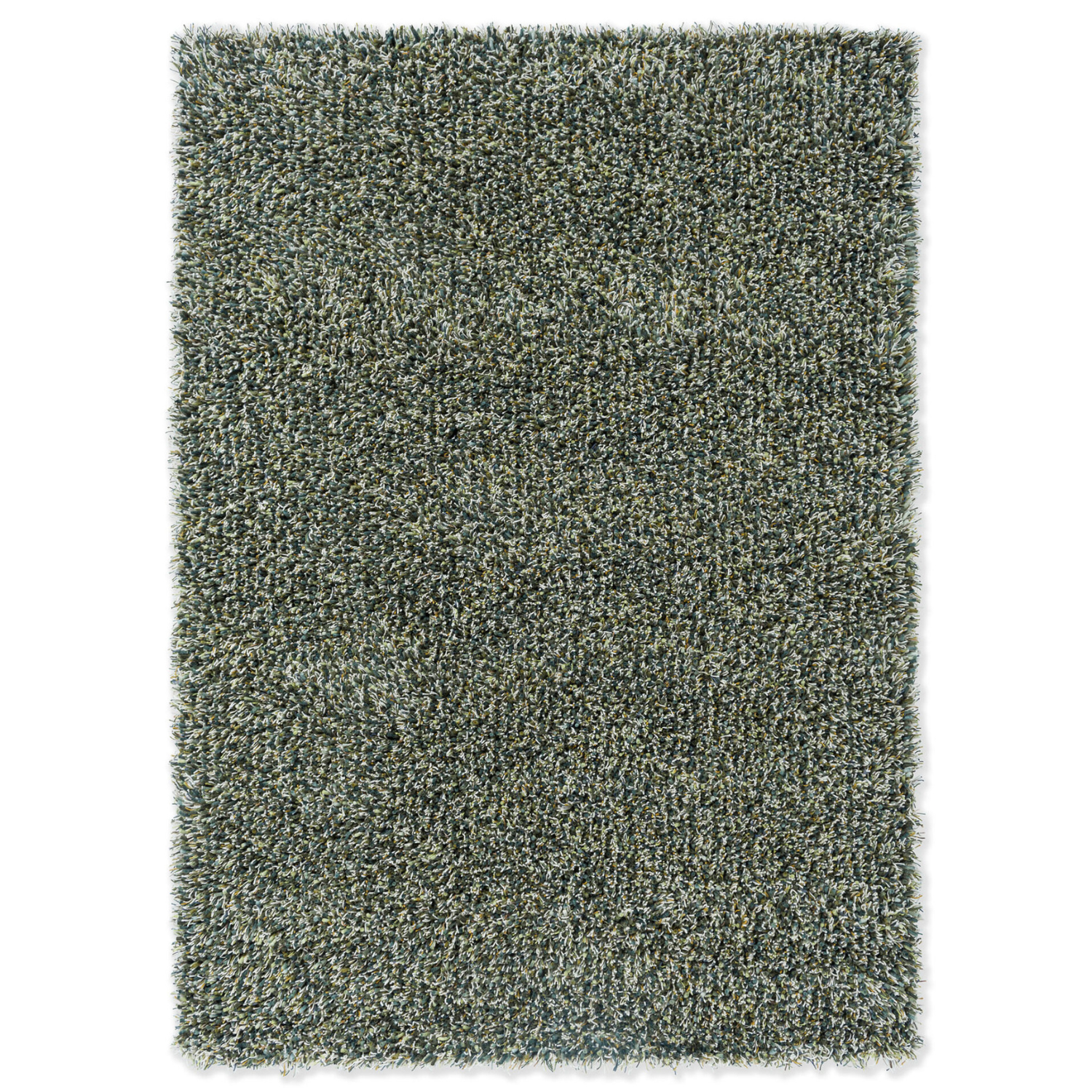 SPRING green long pile rug