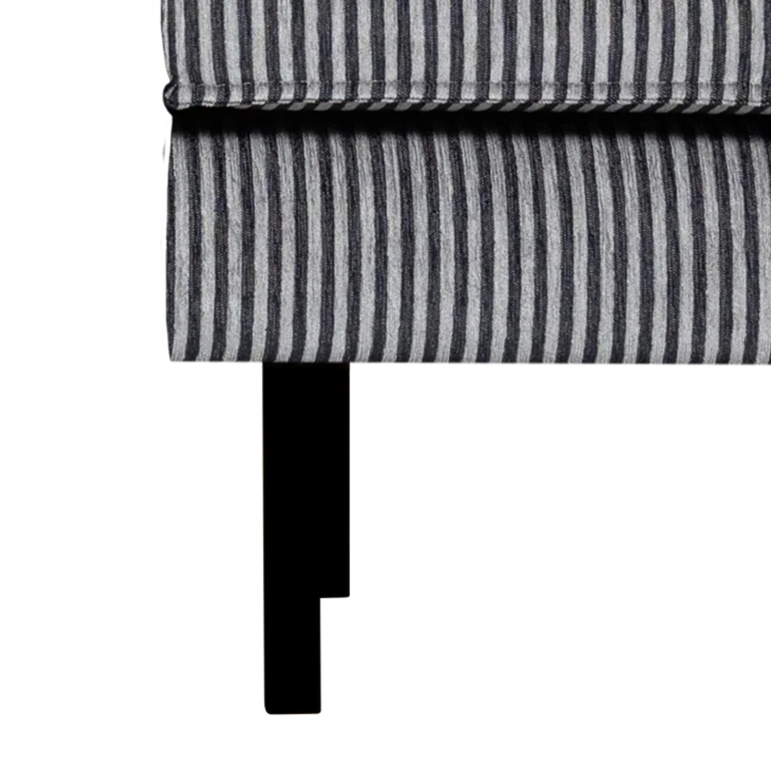 2.5-seater sofa Rodeo black and white striped