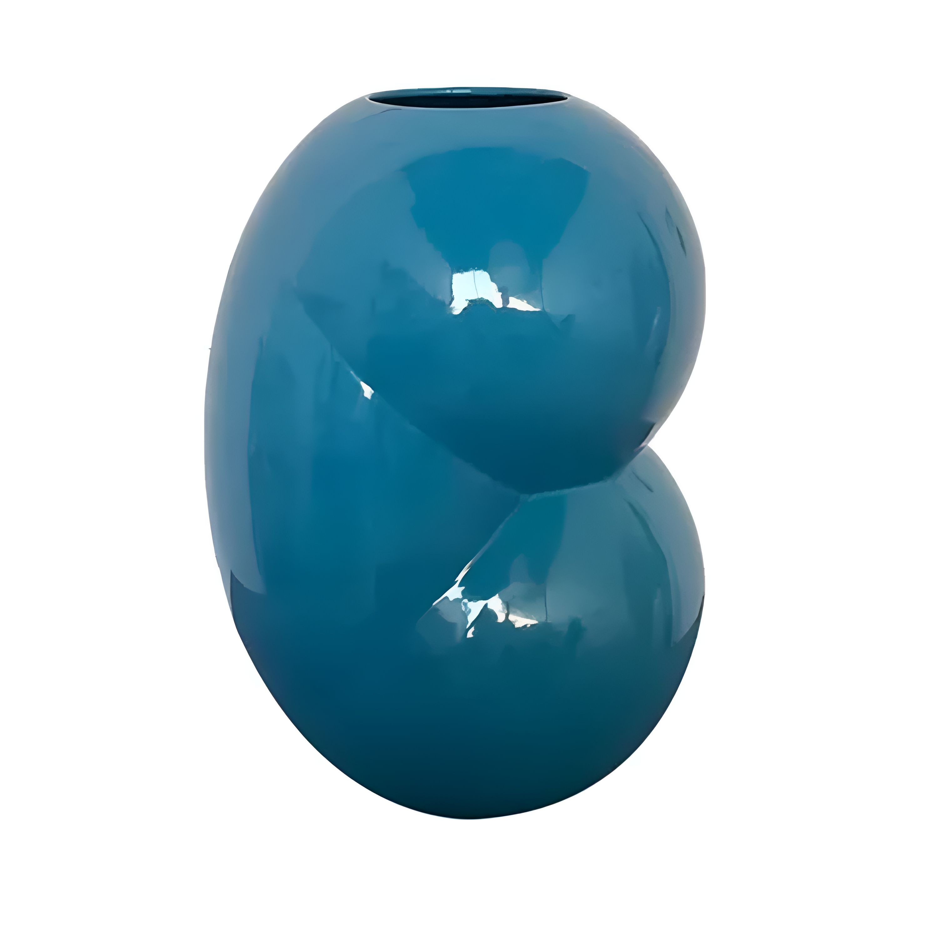 Váza PEACHES - EMMELINE modrá keramika