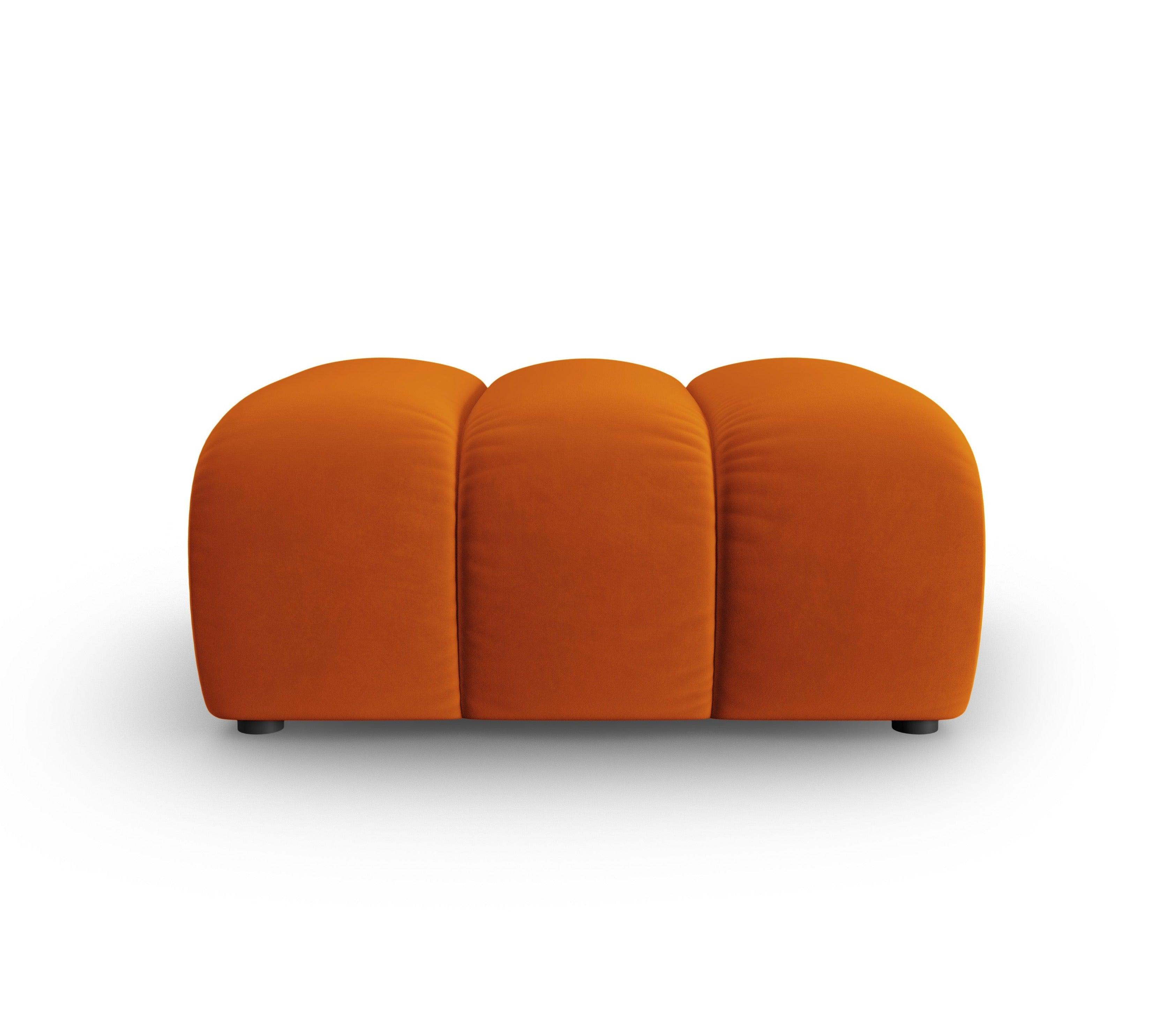 Puf aksamitny SKYLER ceglany Interieurs 86    Eye on Design