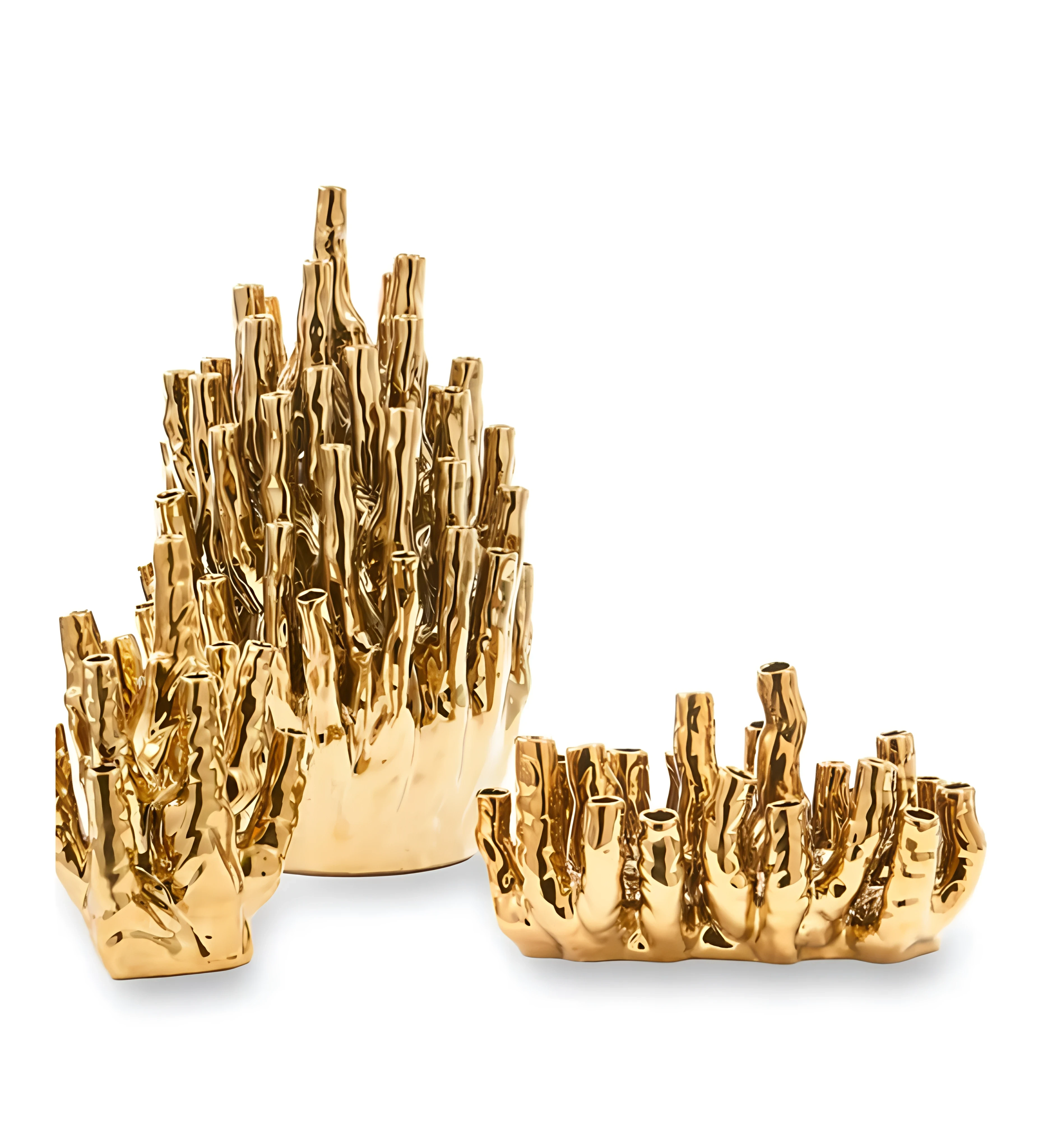 Váza CORAL REEF zlatá