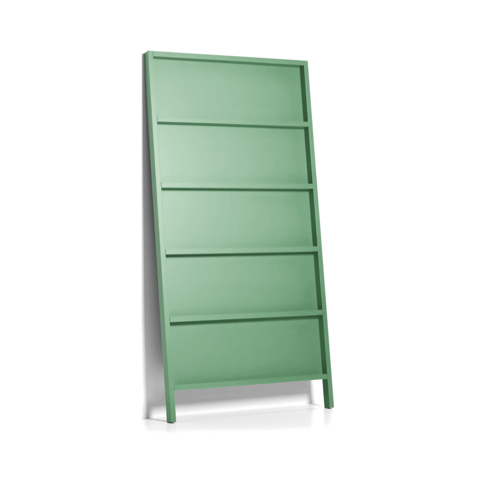 Bookcase OBLIQUE light green Moooi 210 cm Eye on Design