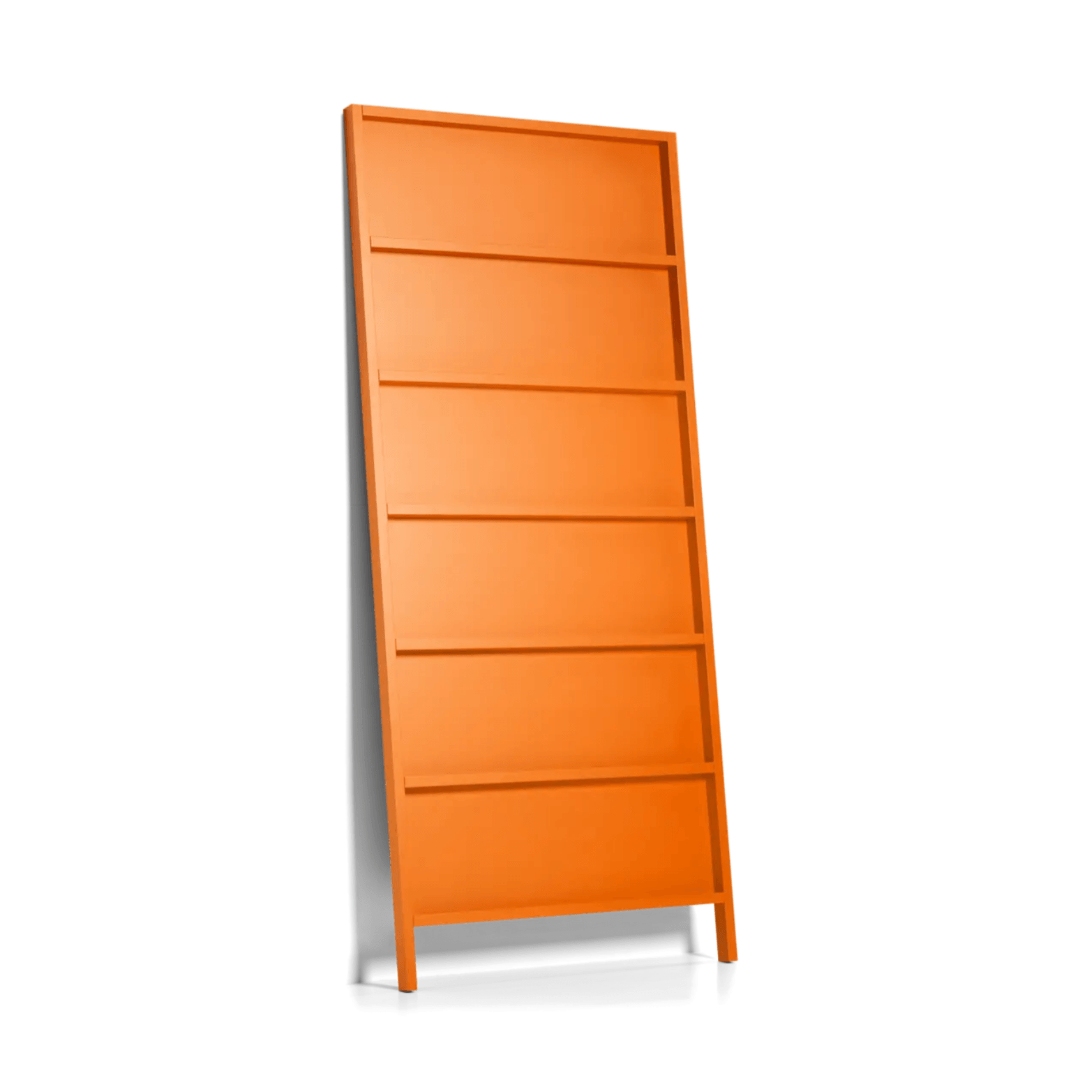 Bookcase OBLIQUE orange Moooi 286 cm Eye on Design