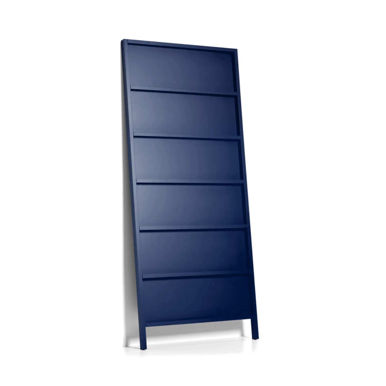 Bookcase OBLIQUE gray blue Moooi 286 cm Eye on Design