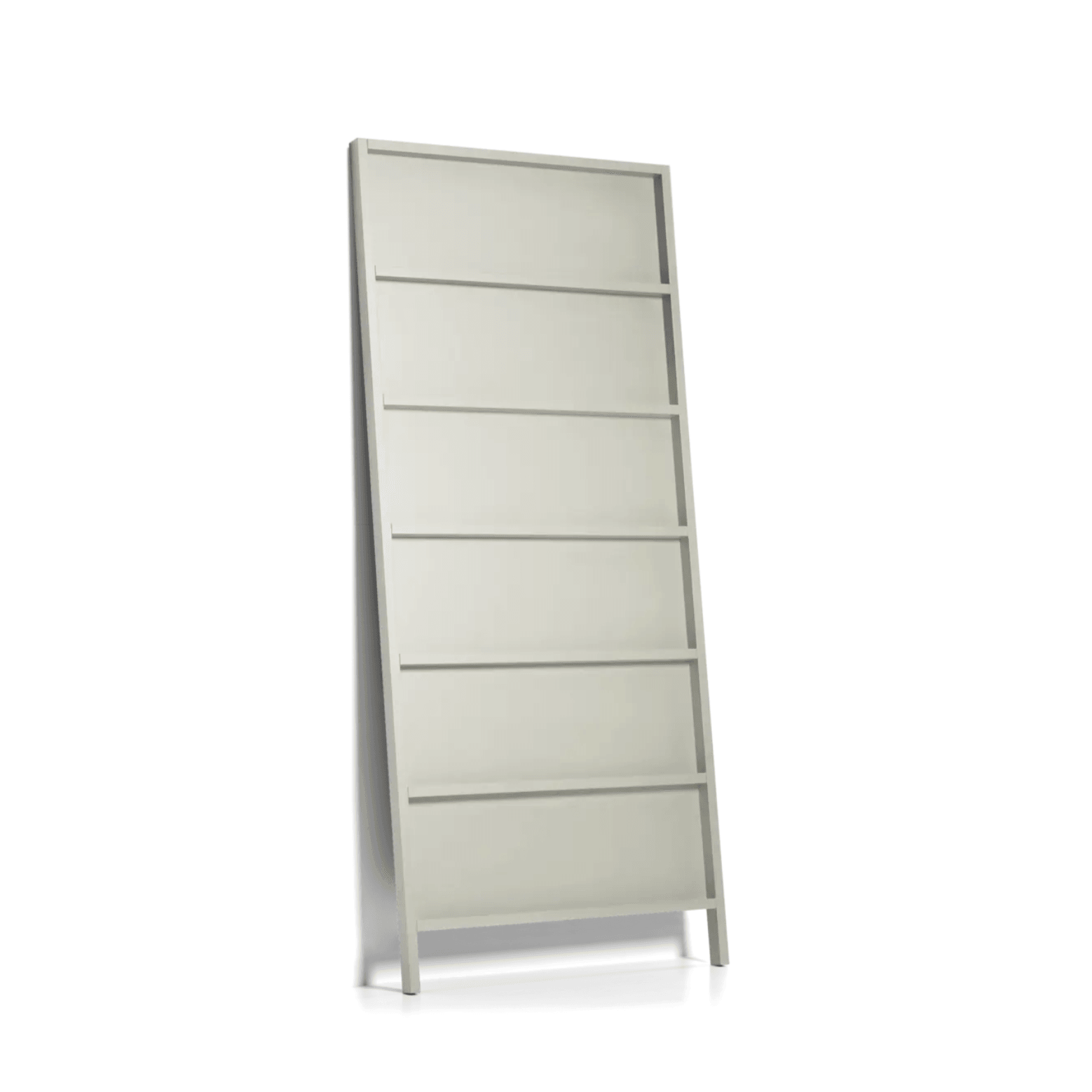 Bookcase OBLIQUE silk grey Moooi 286 cm Eye on Design