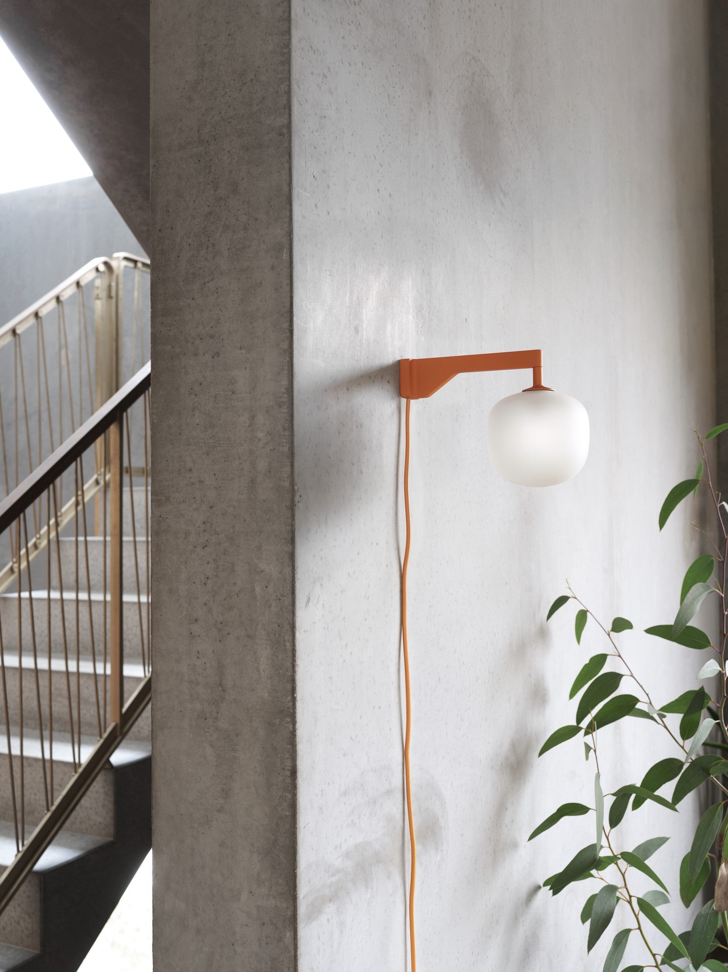 Lampa ścienna RIME pomarańczowy