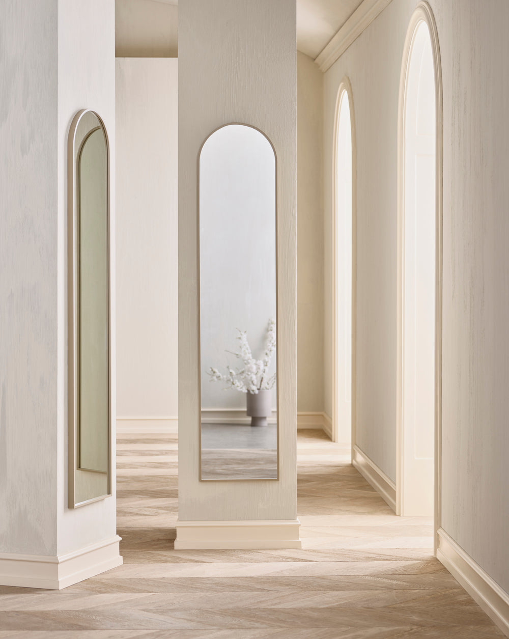 Luster RIPPLE s krémovým rámom